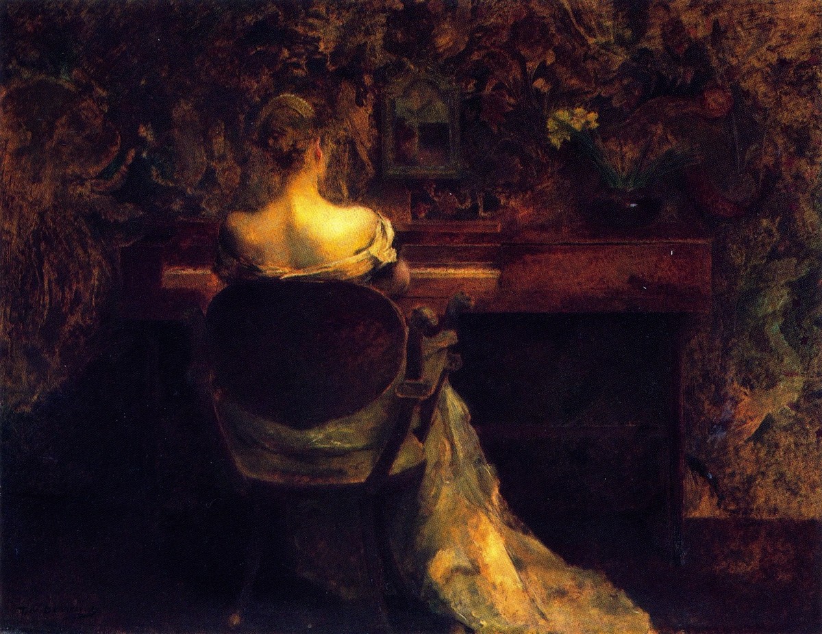 The Spinet by Thomas Dewing