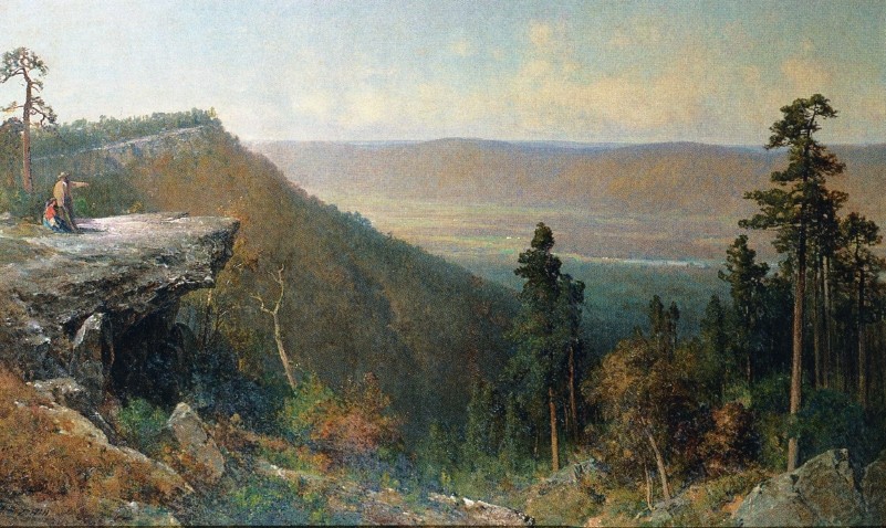 Hudson River Valley from the Catskill Mountain House by Thomas Hill