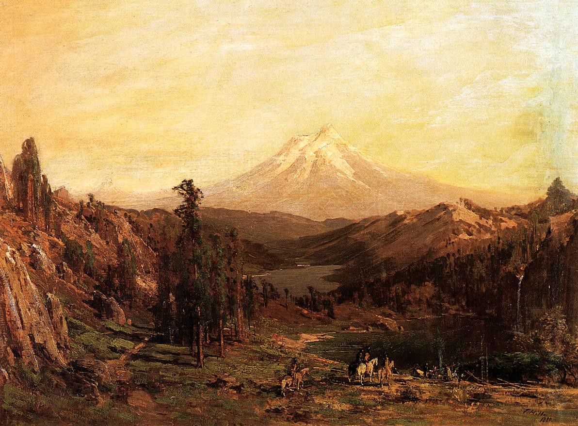 Mount Shasta and Castle Lake, Californi by Thomas Hill