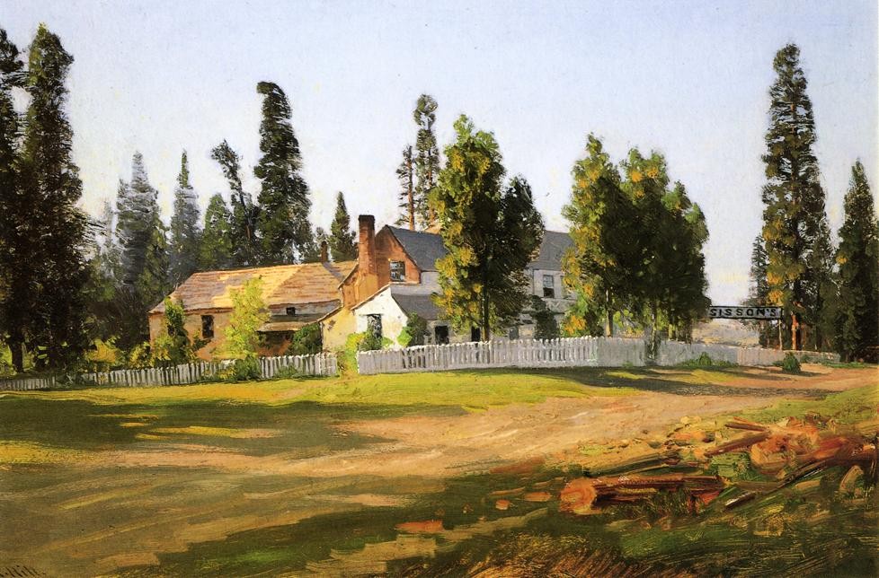 Sisson's Inn, near Mount Shasta by Thomas Hill