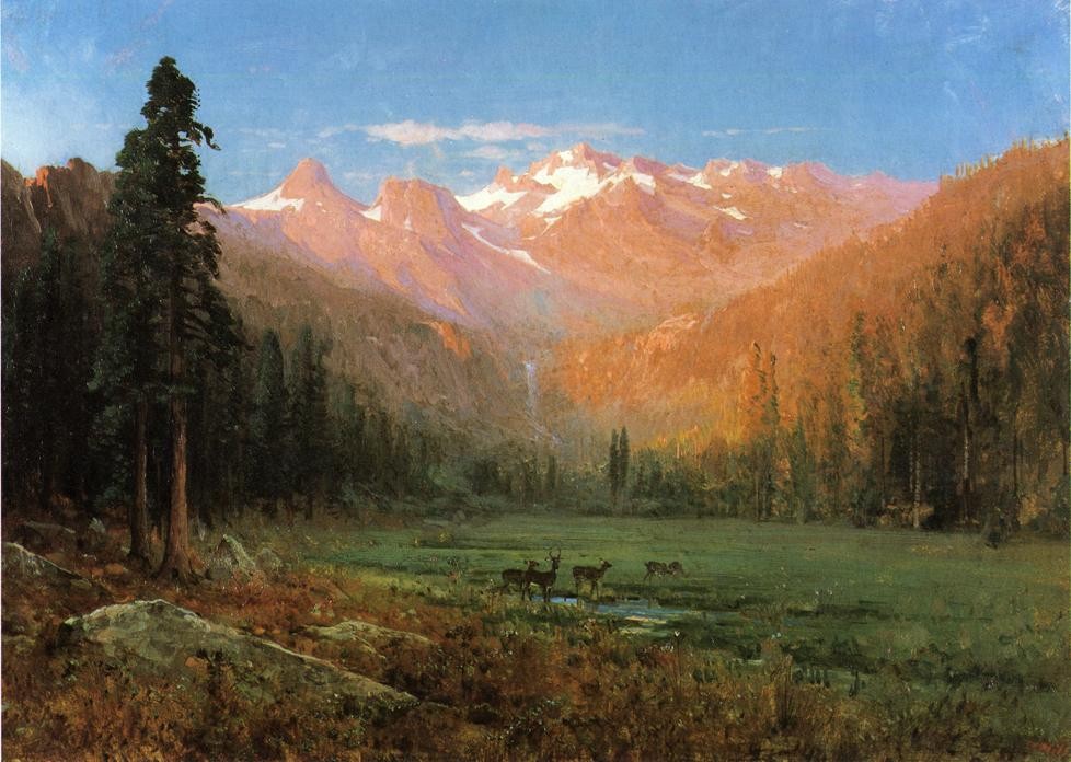 View of Cascade Lake, near Tahoe by Thomas Hill