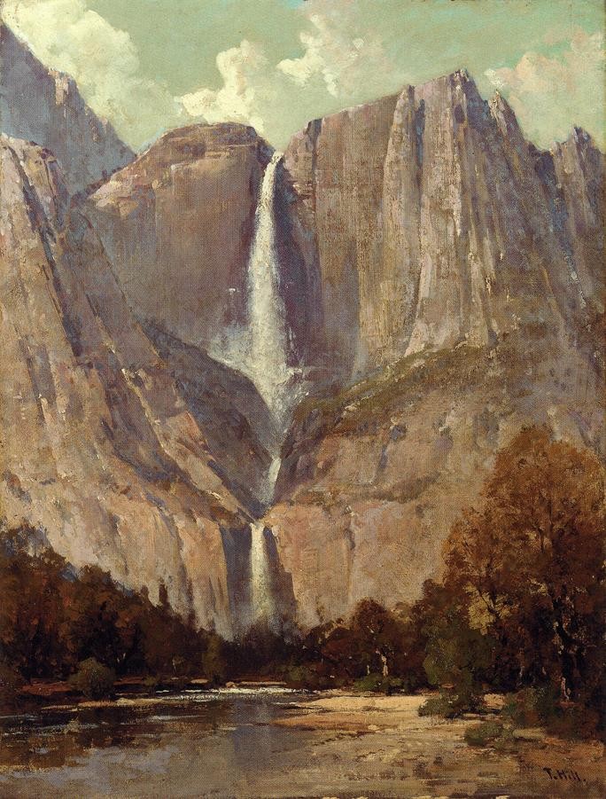 Yosemite Falls by Thomas Hill