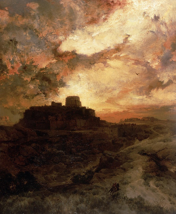 Arizona Sunset by Thomas Moran