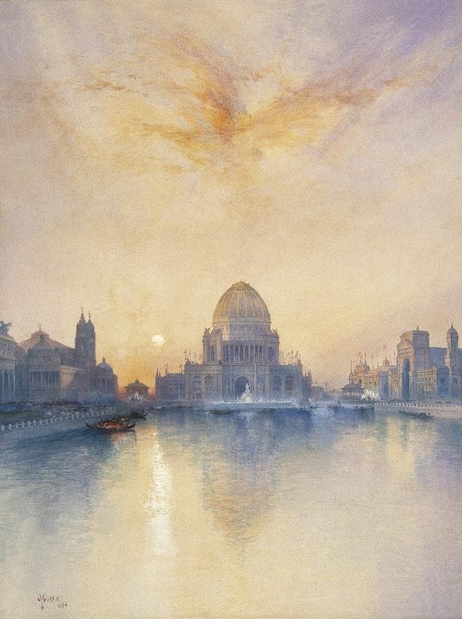 Chicago Worlds Fair by Thomas Moran