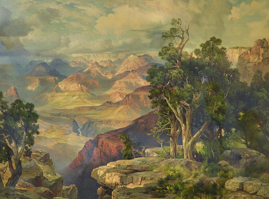Grand Canyon from Hermit Rim Road by Thomas Moran