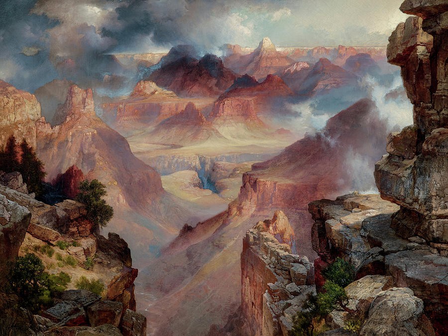 Grand Canyon of Arizona at Sunset by Thomas Moran