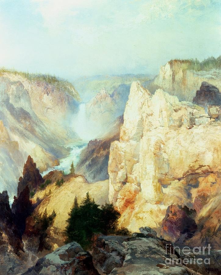 Grand Canyon of the Yellowstone Park by Thomas Moran