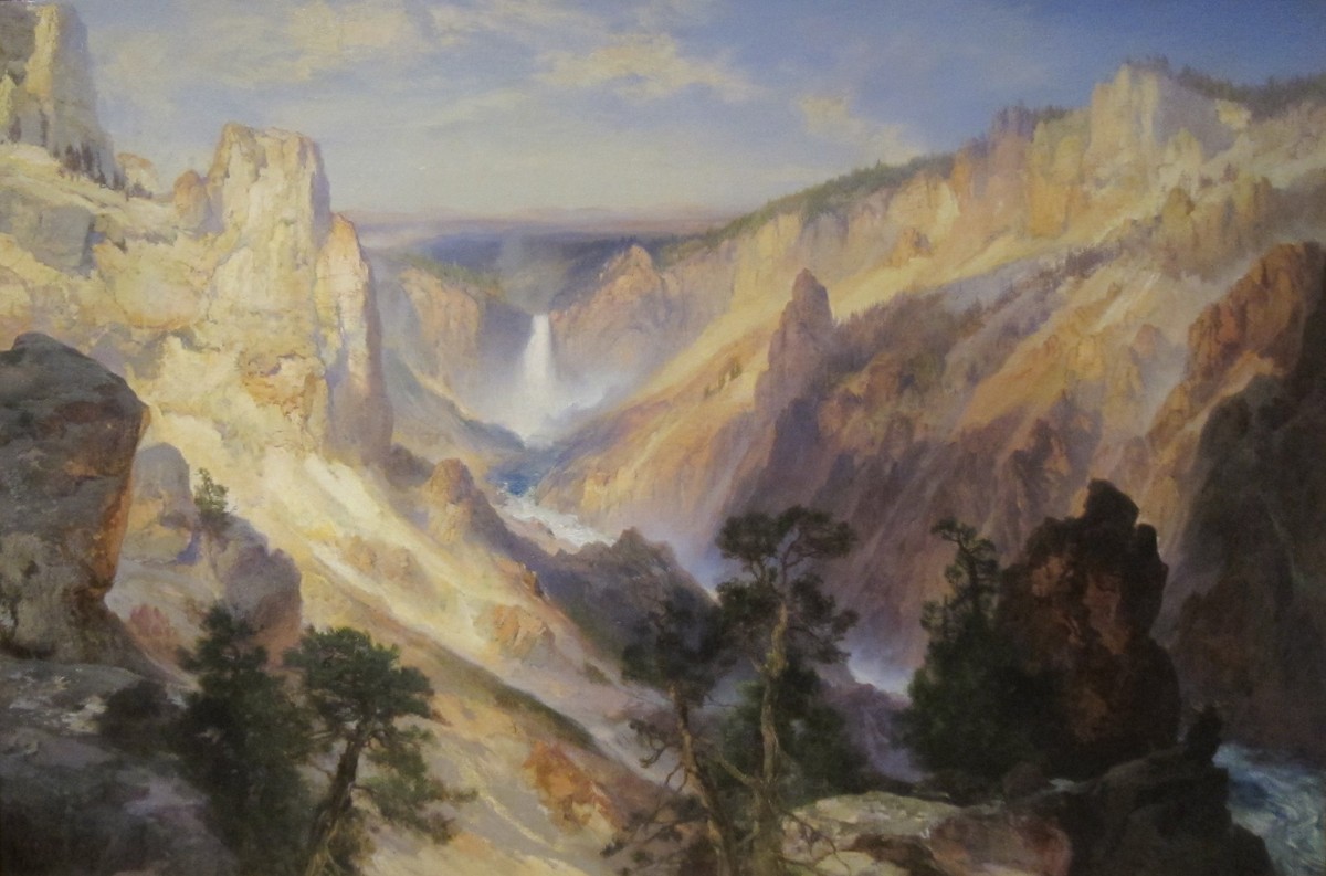 Grand Canyon of the Yellowstone, Wyoming by Thomas Moran