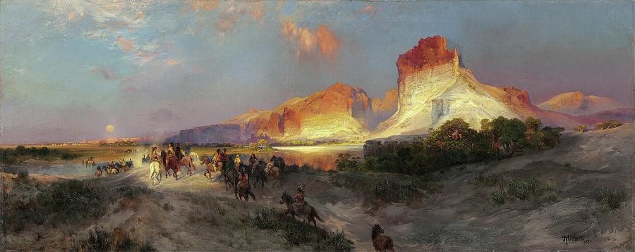 Green River Cliffs by Thomas Moran