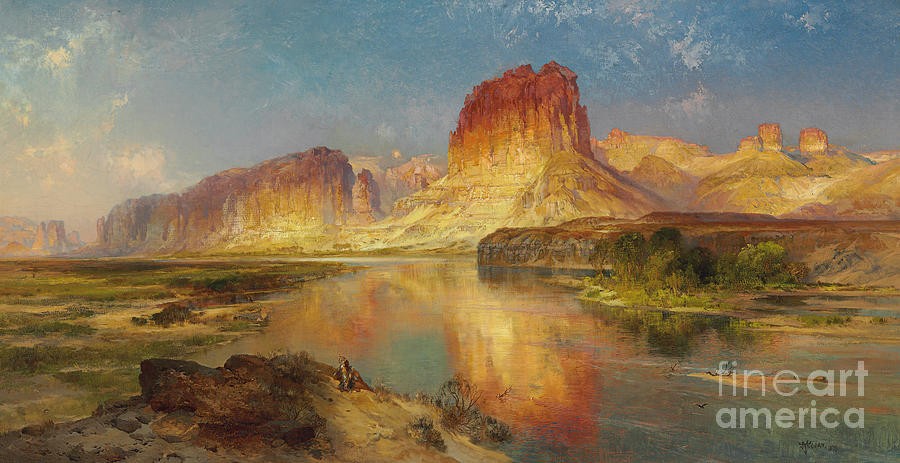 Green River, Wyoming by Thomas Moran