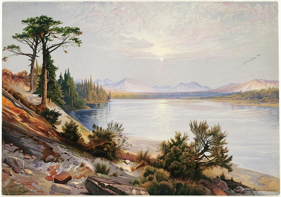 Head of Yellowstone River by Thomas Moran