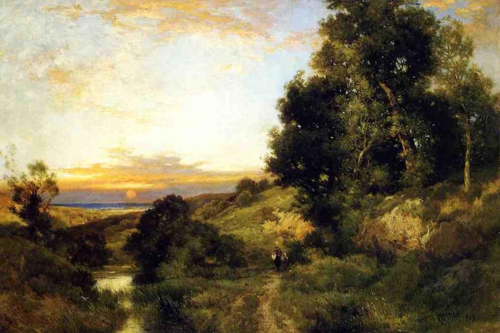 Late Afternoon In Summer by Thomas Moran