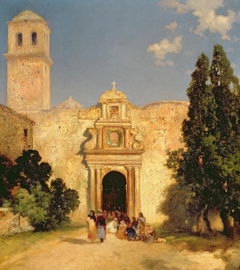 Maravatio in Mexico by Thomas Moran