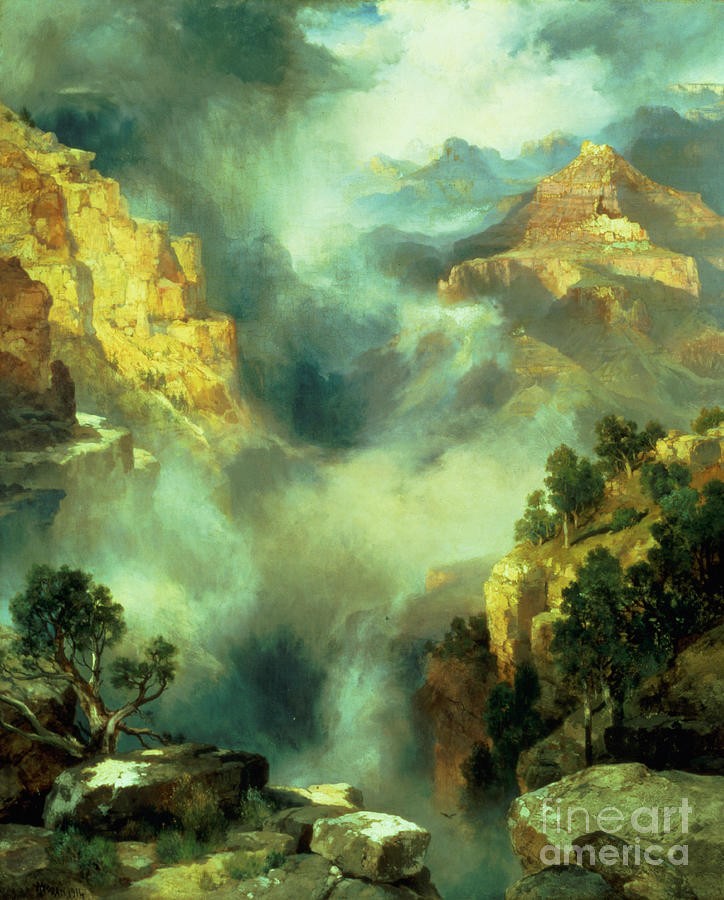 Mist in the Canyon by Thomas Moran