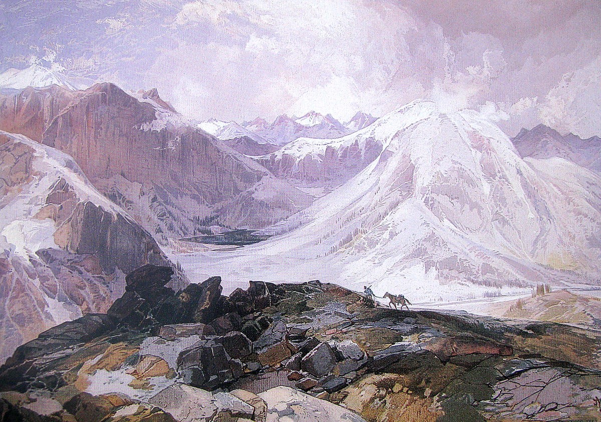 Mosquito Trail, Rocky Mountains, Colorado by Thomas Moran
