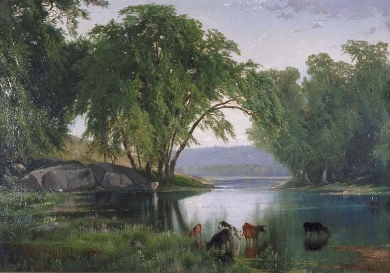 On the Catawissa Creek by Thomas Moran