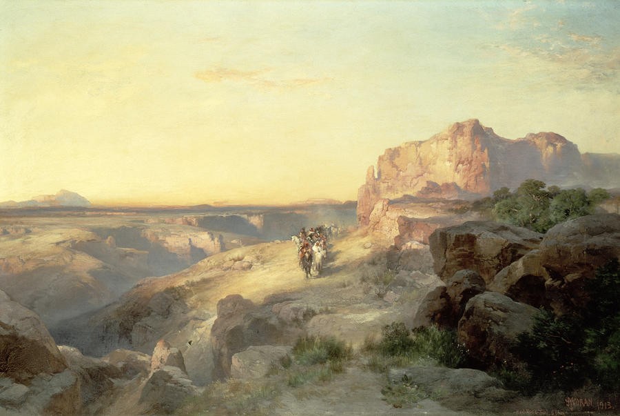 Red Rock Trail by Thomas Moran