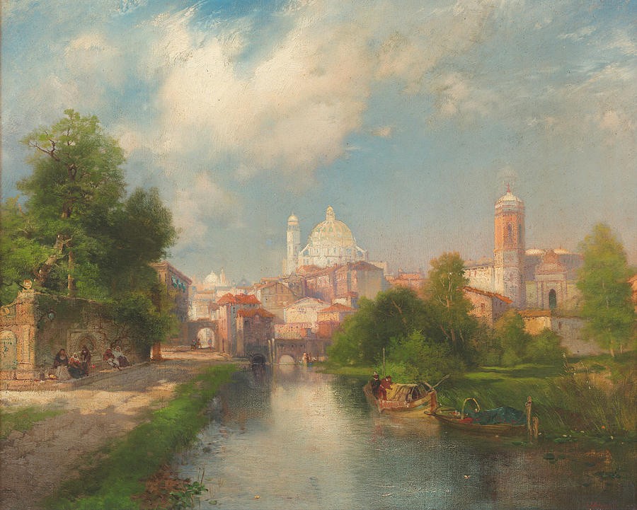 The City of Mexico by Thomas Moran