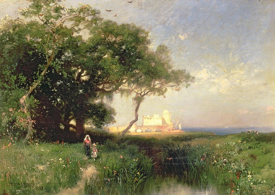 The Coast of Florida by Thomas Moran