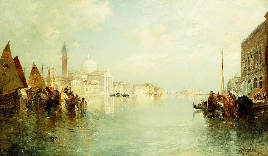 The Grand Canal by Thomas Moran