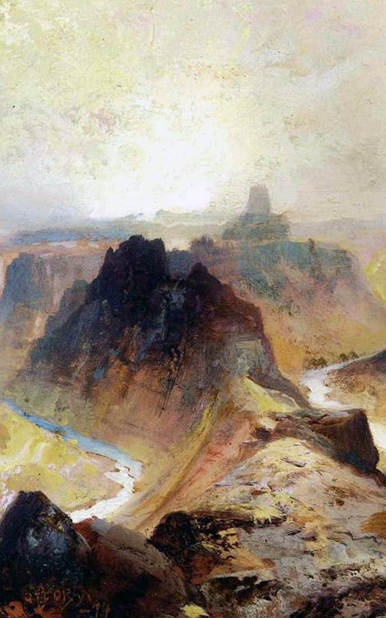 The Grand Canyo by Thomas Moran