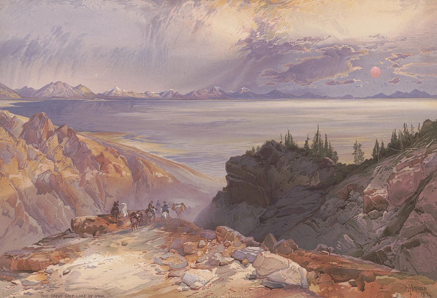 The Great Salt Lake of Utah by Thomas Moran