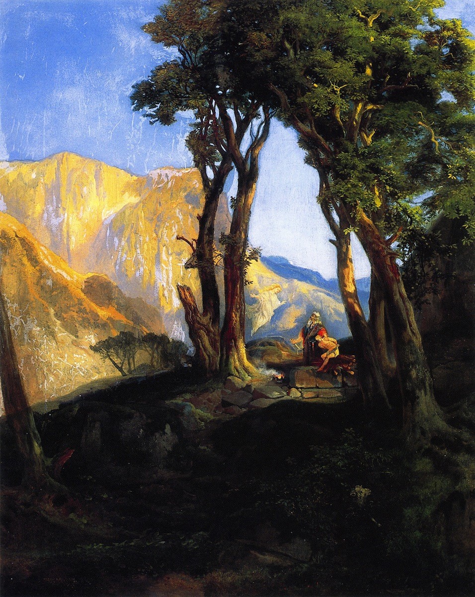 The Sacrifice of Isaac by Thomas Moran
