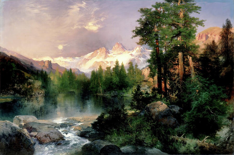 Three Tetons by Thomas Moran