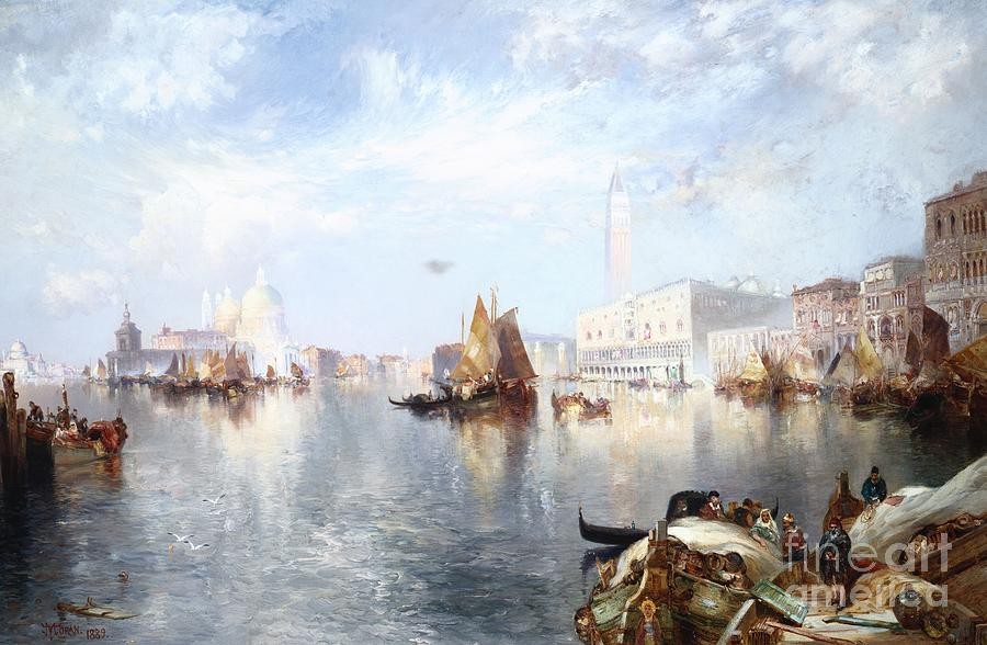 Venetian Grand Canal by Thomas Moran