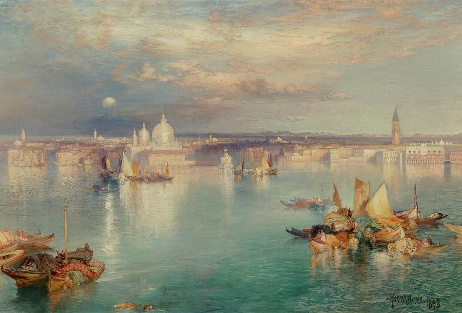 Venetian Scene by Thomas Moran