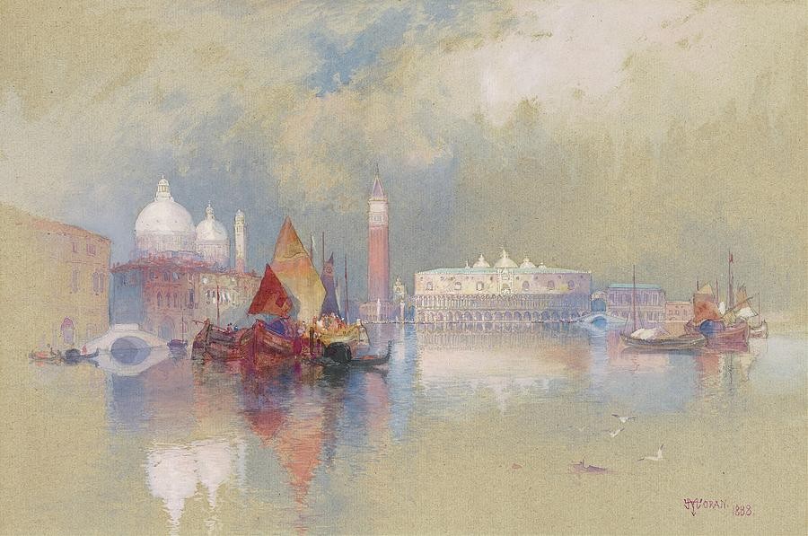 View of Venice by Thomas Moran