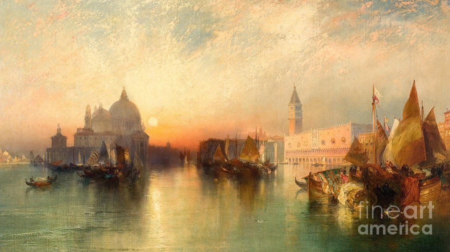 View of Venice by Thomas Moran