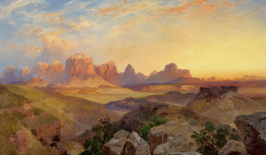 Virgin River Utah by Thomas Moran