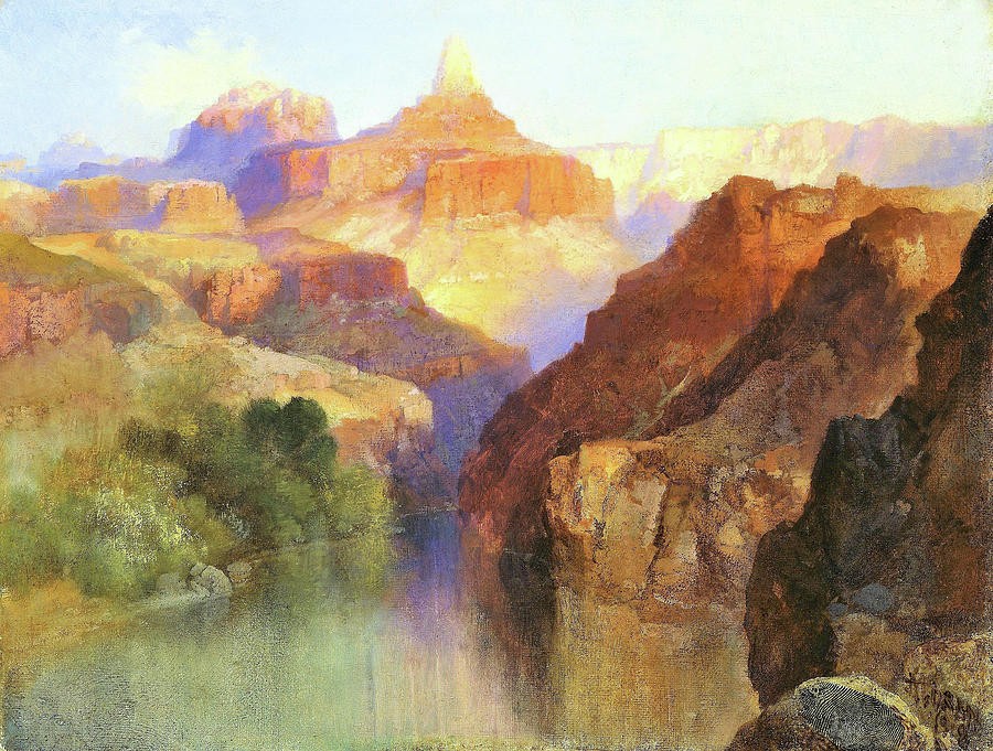Zoroaster Peak (Grand Canyon, Arizona) by Thomas Moran