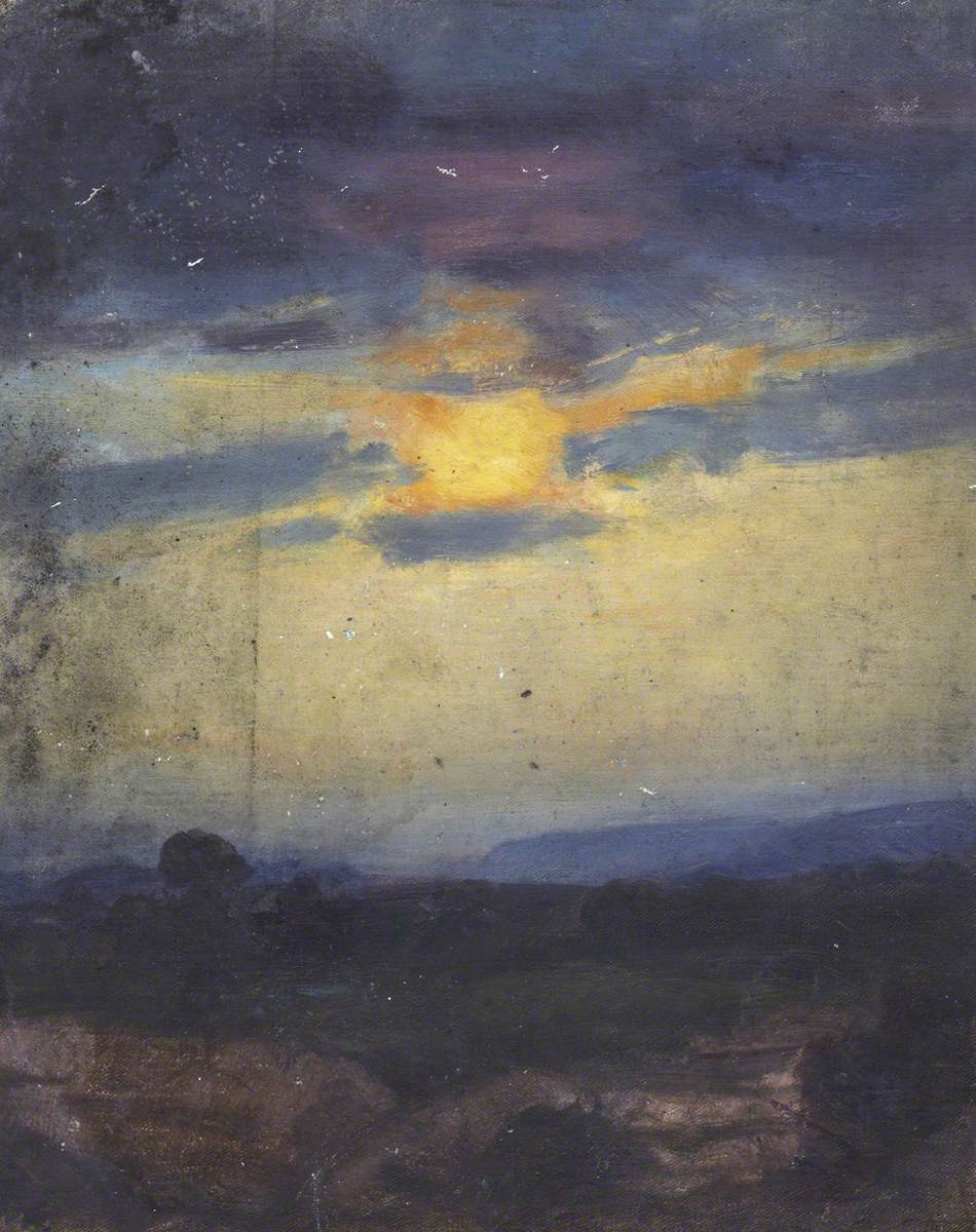 Sunset Landscape by Thomas Stuart Smith
