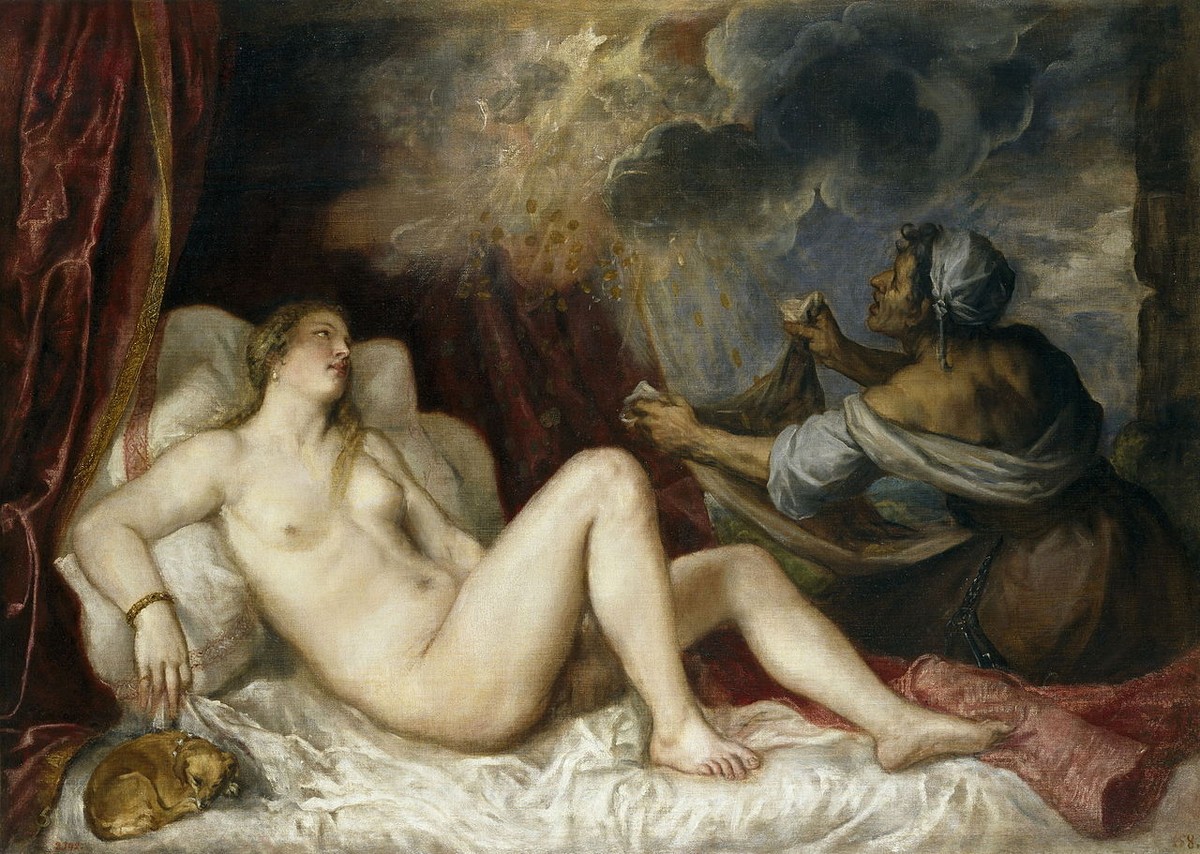 Danae by Titian