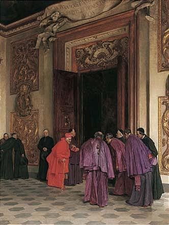 Before the audience by Tito Lessi