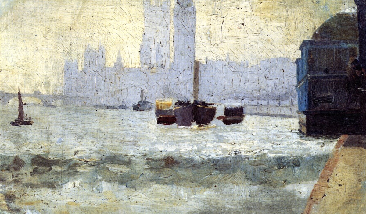 Thames Scene by Tom Roberts
