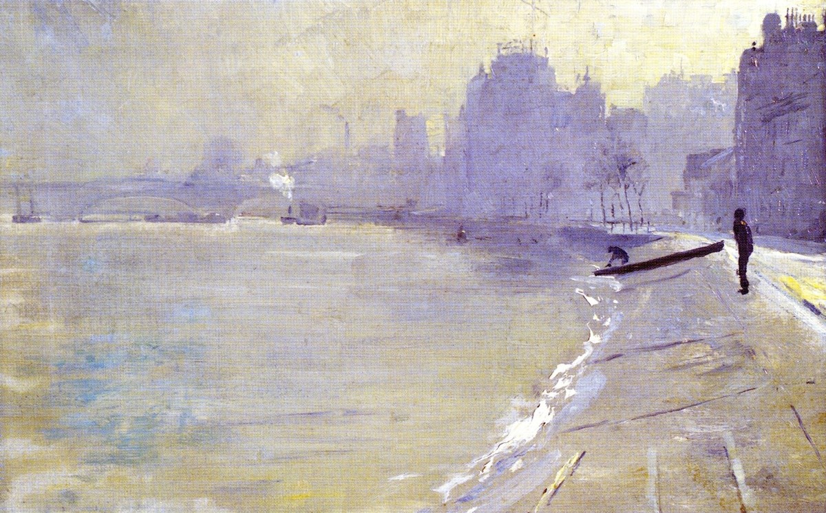 The Towpath, Putney by Tom Roberts