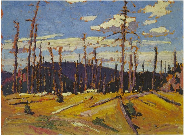 Burnt-Over Forest by Tom Thomson