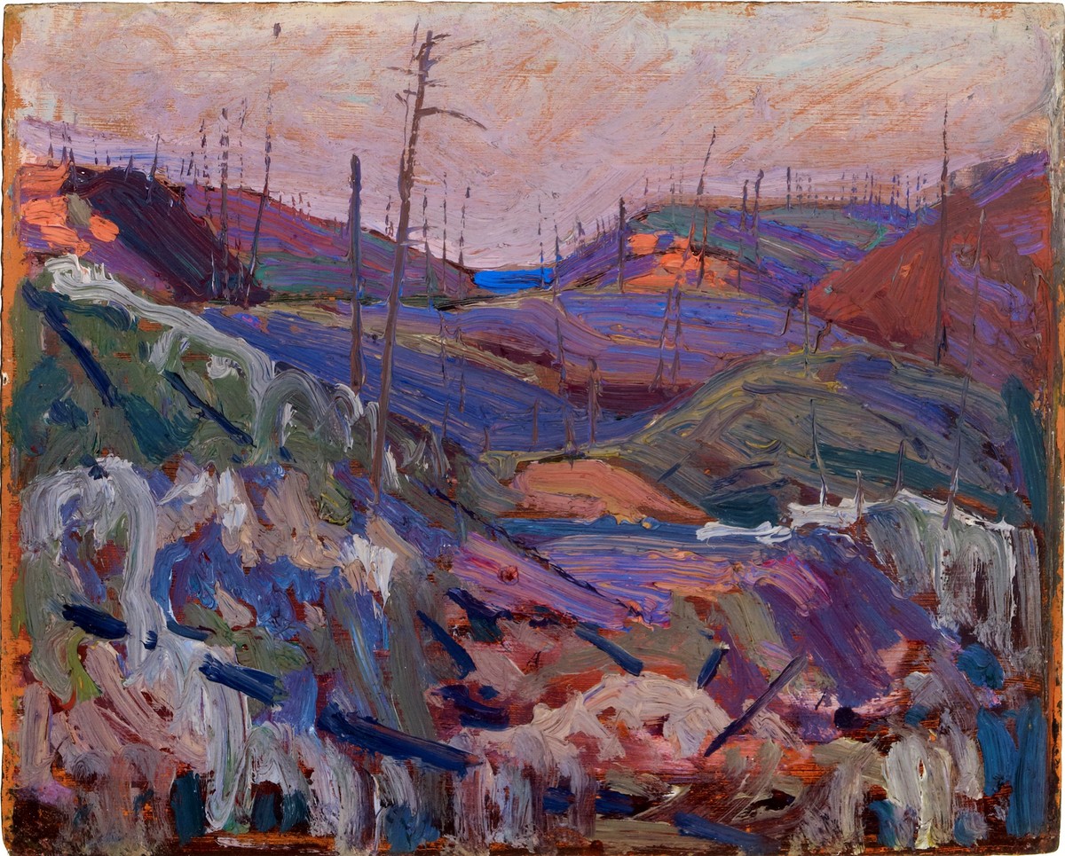 Fire-Swept Hills by Tom Thomson