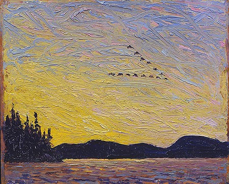 Round Lake, Mud Bay by Tom Thomson