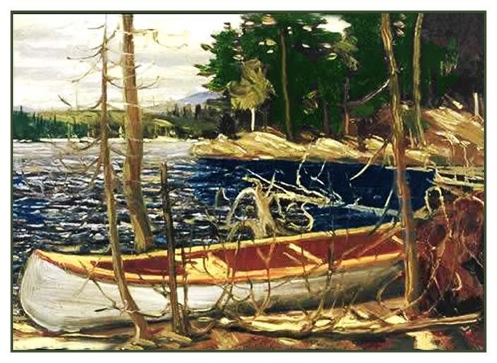 The Canoe by Tom Thomson