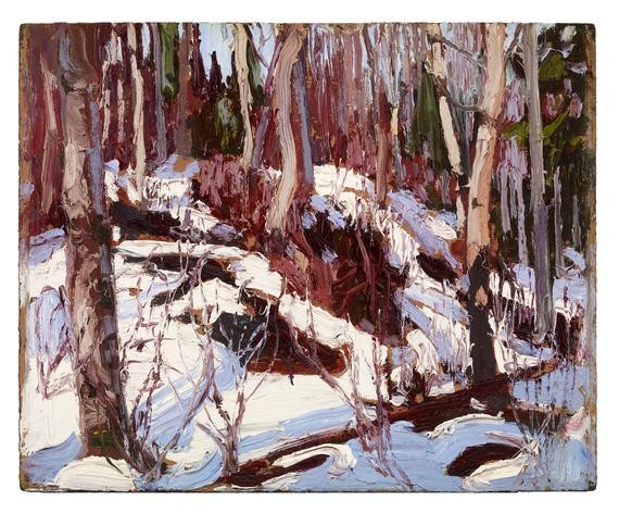 Winter Thaw in the Woods by Tom Thomson