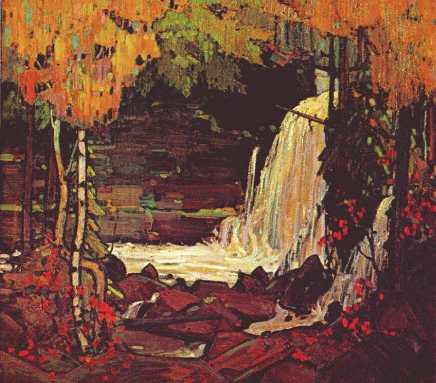 Woodland Waterfall by Tom Thomson