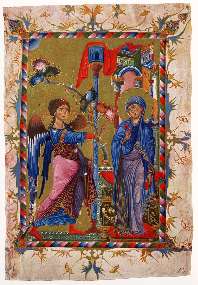 Annunciation, Matenadaran by Toros Roslin