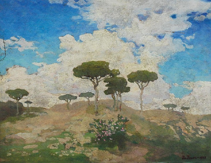 Stone Pines Italian Motive by Trush Ivan Ivanovych