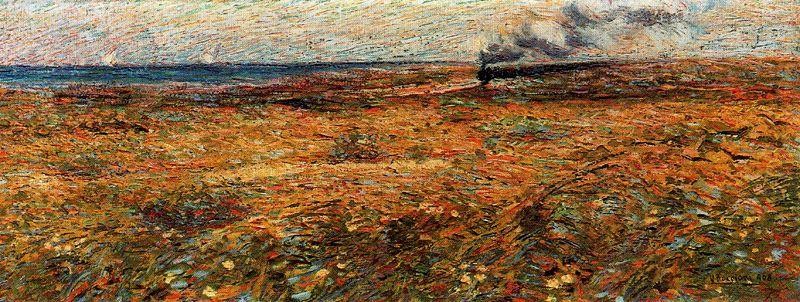 Passing Train by Umberto Boccioni
