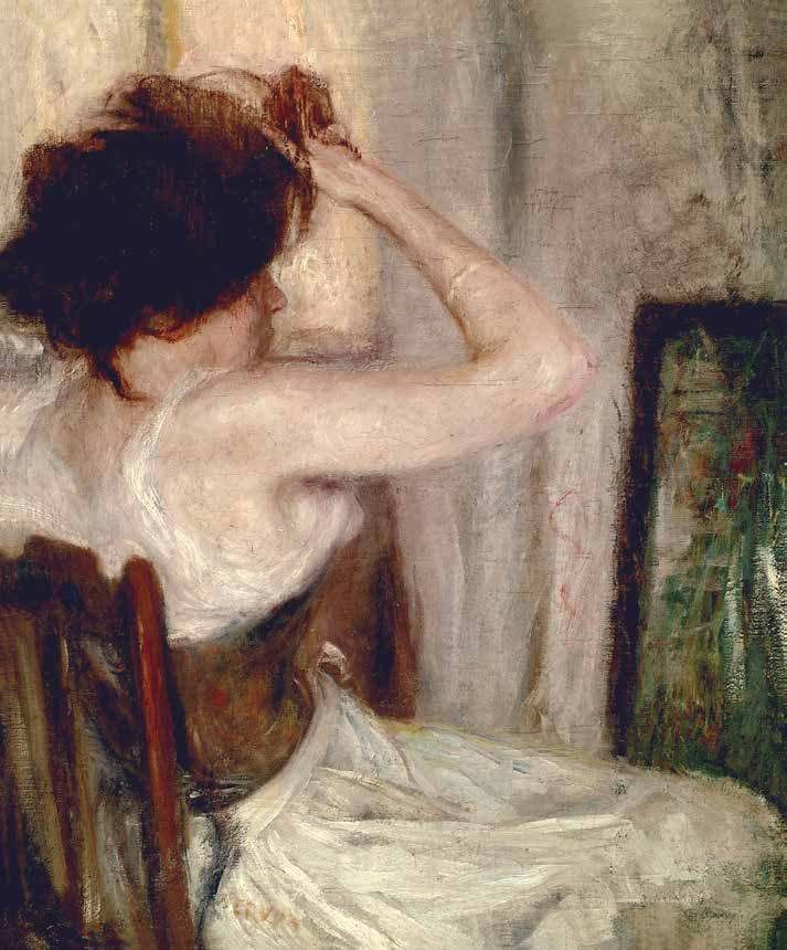 Woman in the mirror by Umberto Veruda