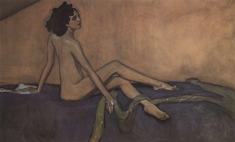 Portrait of Ida Lvovna Rubinstein by Valentin Serov
